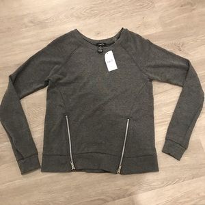 *NEW* Rue 21 Grey Sweatshirt Top